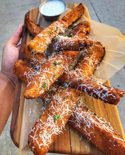 Crispy zucchini sticks